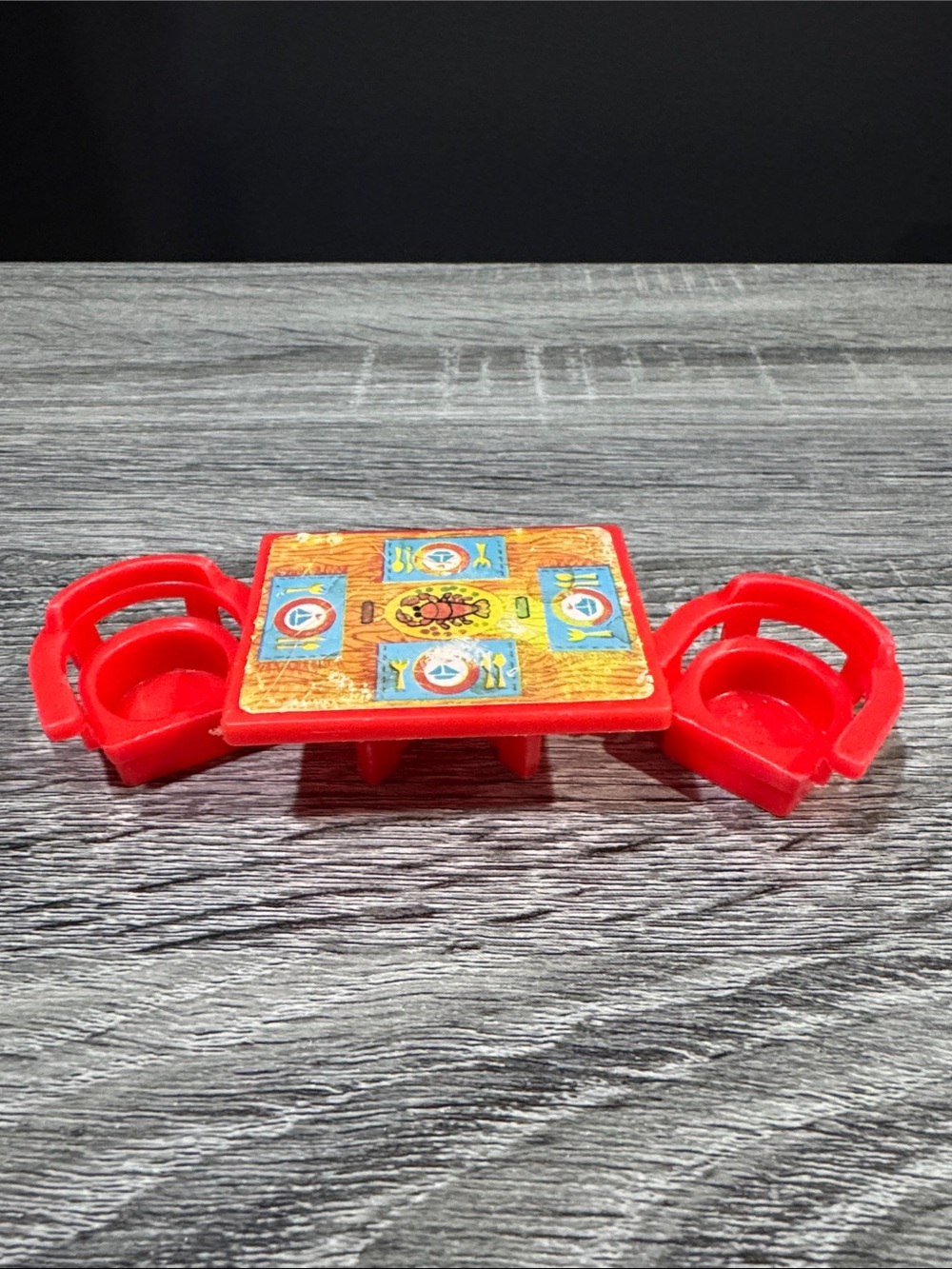 Fisher-Price | Vintage Play Family Houseboat: Lobster Table & Captain Chairs